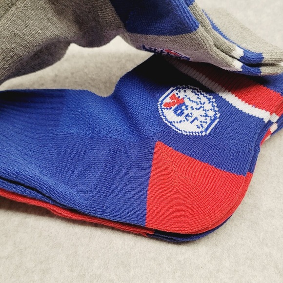 Official‎ NBA Philadelphia 76ers Men's Quarter Cut  Socks 6 Pair Shoe Size 6-12 - Picture 12 of 13